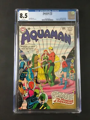 Buy Aquaman #18 (1964): BRAND NEW CGC 8.5! The Wedding Of Aquaman And Mera! • 493.90£