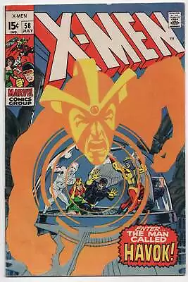 Buy Uncanny X-Men 58 Marvel 1969 VG FN Neal Adams 1st Havok Cyclops Jean Grey • 317.37£