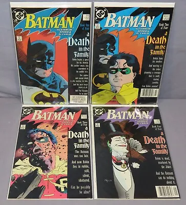 Buy BATMAN #426 427 428 429 (A Death In The Family Full Run 426-429) Newsstand 1988 • 86.92£
