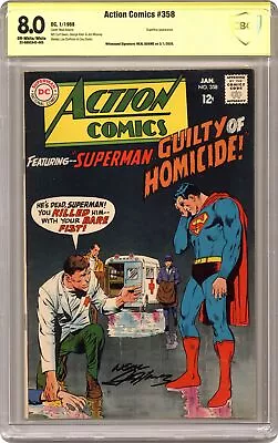 Buy Action Comics #358 CBCS 8.0 SS Adams 1968 22-0692A42-005 • 203.80£