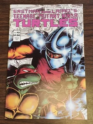 Buy Teenage Mutant Ninja Turtles #10 Nm+ (9.6) April 1987 Mirage 3rd Shredder App ** • 169.99£