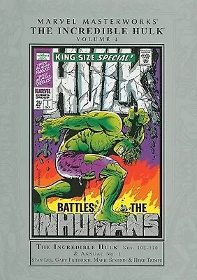 Buy Marvel Masterworks The Incredible Hulk Vol. 4, Hulk Battles The Inhumans WRAPPED • 38£