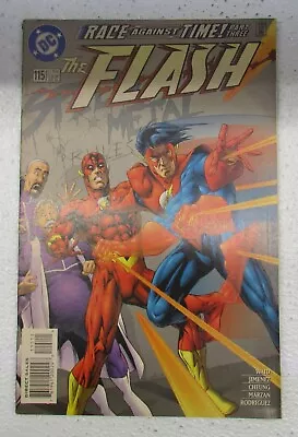 Buy Vintage DC Comics #115 July 1996 The Flash Race Against Time Comic Book • 7.96£