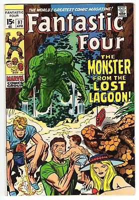 Buy Fantastic Four #97 Very Fine 8.0 Stan Lee Jack Kirby Art 1970 • 39.35£