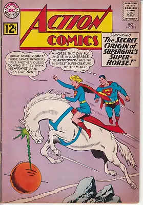 Buy Action Comics #293, DC Comics 1962 VG 4.0 Origin Of Comet The Superhorse • 31.62£