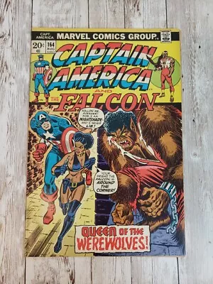 Buy Captain America #164 Marvel Comics 1973 - VF/NM - 1st App. Of Nightshade! • 39.73£
