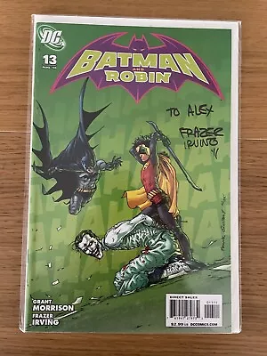 Buy Batman And Robin 13 Signed Frazier Irving • 9.99£