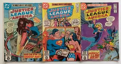 Buy Justice League Of America #186 To #188 (DC 1981) 3 X VG+ To FN- Bronze Age • 12.50£