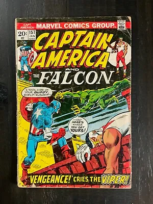 Buy Captain America #157 VG Bronze Age Comic Featuring The Viper! • 3.24£