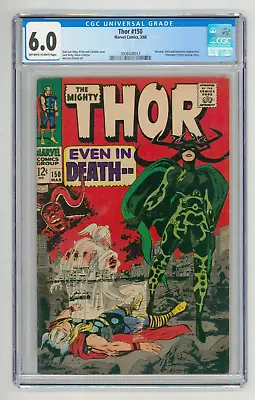 Buy Thor #150 CGC 6.0 FN Hela Goddess Of Death • 135£