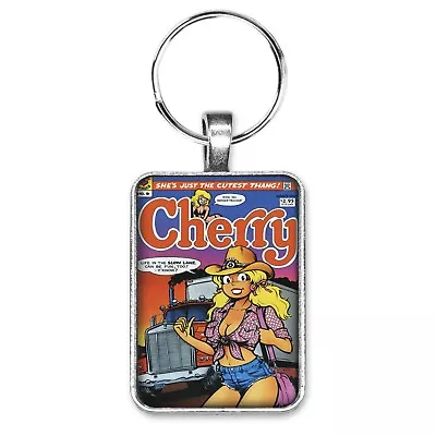 Buy Cherry #9 Cover Pendant With Key Ring And Necklace Comic Book Jewelry Poptart • 12.39£