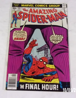 Buy Amazing Spiderman #164 1977 Solid Tight Vf Glossy Great Kingpin Cover • 23.72£