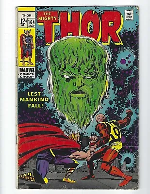 Buy Thor #164 - Vg 4.0 - 3rd Him - Lee / Kirby - 1st Athena - 1969 - $32 B.i.n. ! • 25.42£