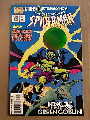 Buy Spectacular Spider-man #225 Hologram Disk Cover 1st Print Marvel Comics (1995) • 7.96£