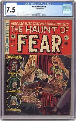 Buy Haunt Of Fear #15 CGC 7.5 1952 3967678003 • 1,444.45£