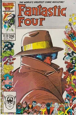 Buy Fantastic Four #296 (Marvel 1986) Giant-size Windsor-Smith Art NM • 6£