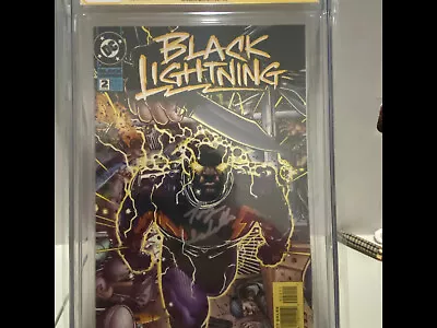 Buy Black Lightning #2 CGC 9.6 SS Signed By Tony Isabella ** Only 9.6 SS On Census** • 31.97£