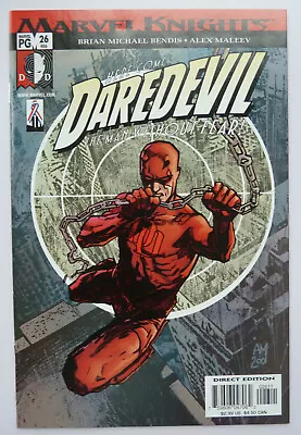 Buy Daredevil #26 1st Printing Marvel Knights Marvel Comics December 2001 VF/NM 9.0 • 7.25£