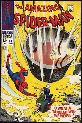 Buy Amazing Spider-Man #61 FN- 1st Cover App Of Gwen Stacy! L@@K! • 69.91£
