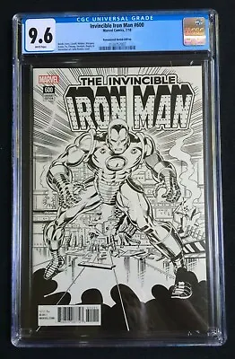 Buy Invincible Iron Man #600 Remastered Sketch Edition CGC 9.6 2138757007 • 200£