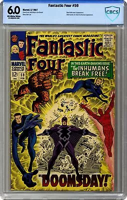Buy Fantastic Four #59 CBCS 6.0 1967 22-0692A42-209 • 88.27£