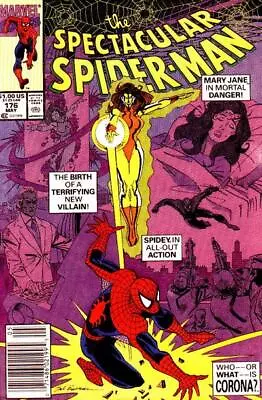 Buy Spectacular Spider-Man, The #176 (Newsstand) FN; Marvel | 1st Appearance Corona • 9.55£