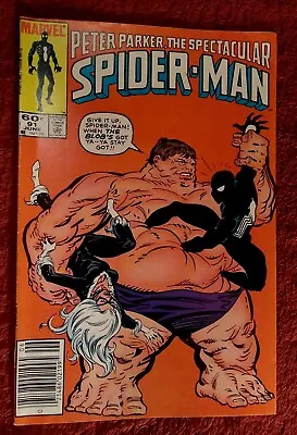 Buy Peter Parker The Spectacular Spider-Man #91,Marvel Comics 1984:(VF+) [NE] • 5.46£
