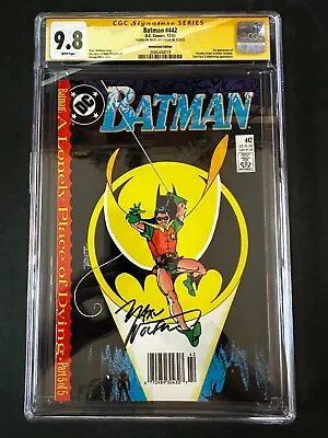 Buy Batman #442 CGC 9.8 Signed Marv Wolfman 1st Tim Drake In Robin Costume Newsstand • 257.26£