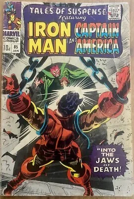 Buy Marvel Tales Of Suspense #85 (1967) Iron Man/Captain America • 15£