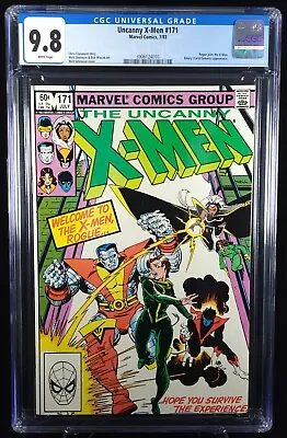 Buy UNCANNY X-MEN #171 (Marvel Comics, 1983) CGC Graded 9.8!  ~ WHITE Pages • 121.75£
