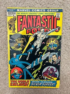 Buy Fantastic Four 123 1973 Silver Surfer App 1972 John Buscema See Pictures • 14.27£