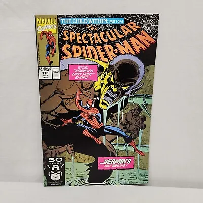 Buy The Spectacular Spider-Man #178 Vermin From July 1991 The Child Within Part 1 VG • 12.01£